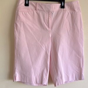 White House Black Market Pink Bermuda Shorts